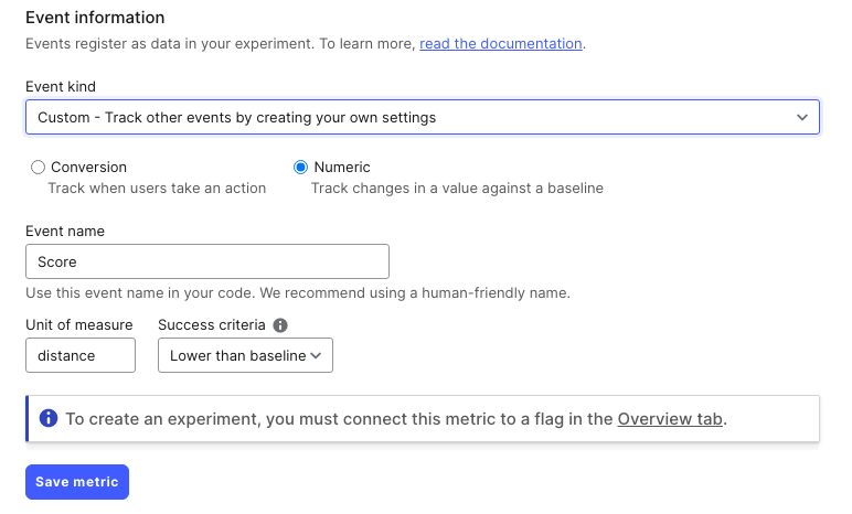 Custom Metric